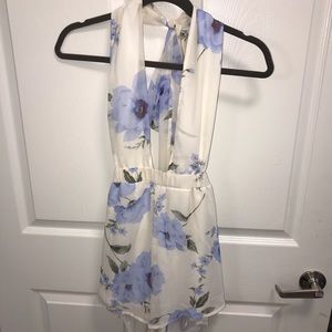 Mura Boutique Floral Dressy Romper
